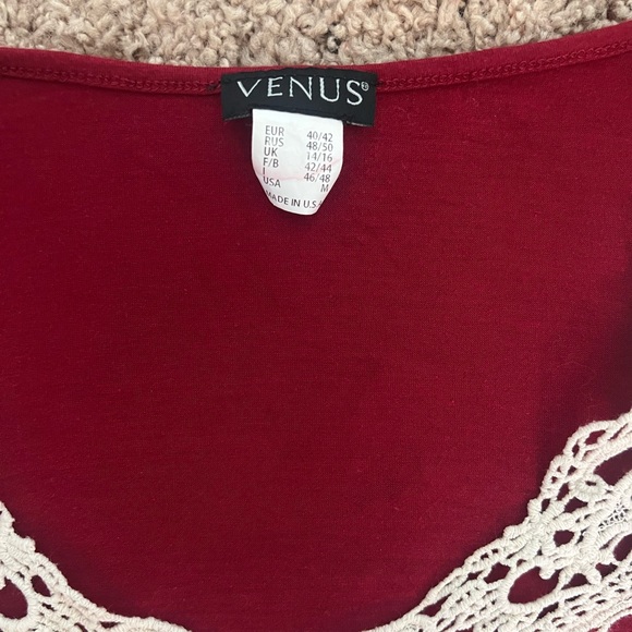 VENUS Red Blouse - Picture 2 of 4